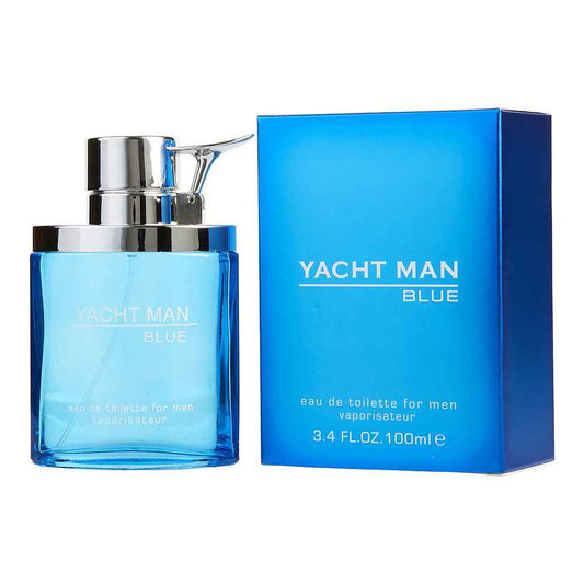 Yacht Man Blue Eau De Toilette 3.4 Oz Men's Cologne Myrurgia