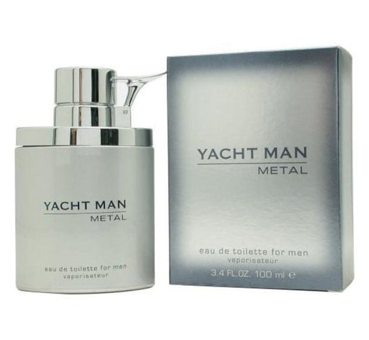 Yacht Man Metal 3.4 oz / 100 ML Eau De Toilette For Men
