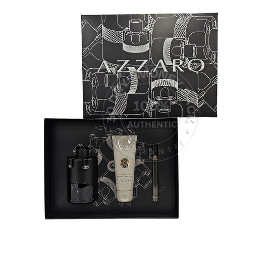 Azzaro The Most Wanted EDP Intense 3 Pc Gift Set For Men