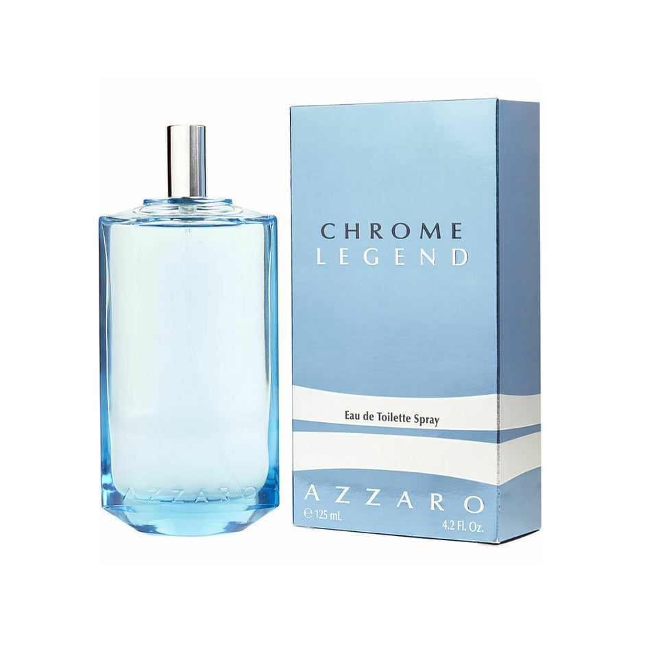 Chrome Legend By Azzaro EDT 4.2 oz / 125 ml Spray For Men (Damaged Box)