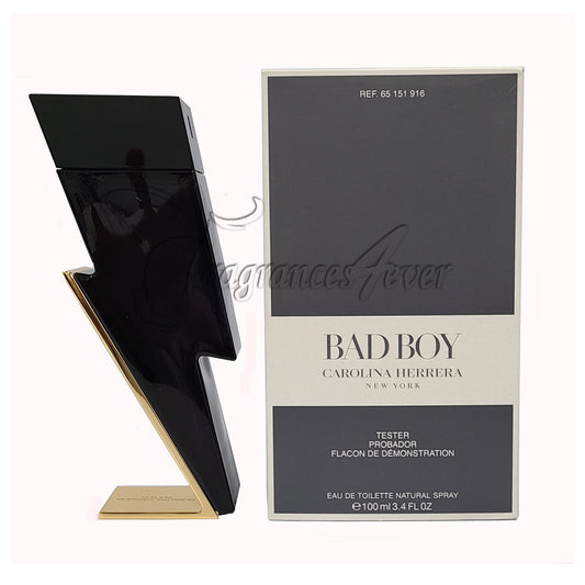 Carolina Herrera Bad Boy 3.4 oz / 100 ml EDT Spray for Men (As Shown)