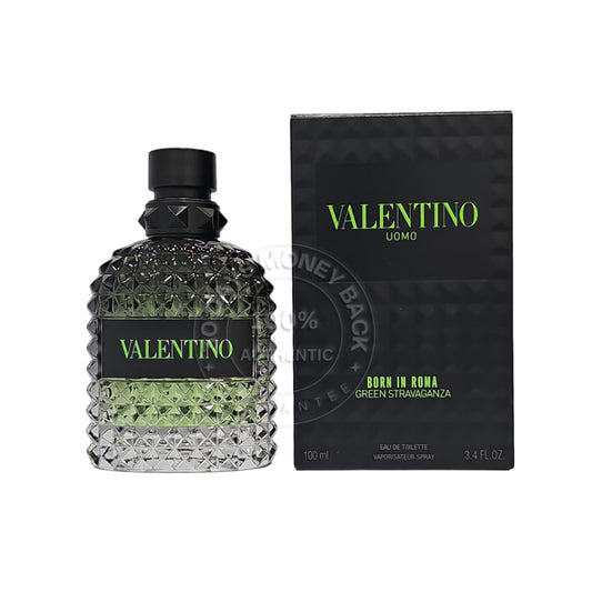 Valentino Uomo Born In Roma Green Stravaganza Edt Spray 3.4 oz / 100 ml For Men