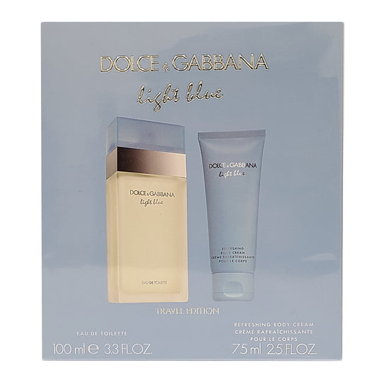 Dolce & Gabbana Light Blue Eau de Toilette 2PCS Travel Edition Set For Women