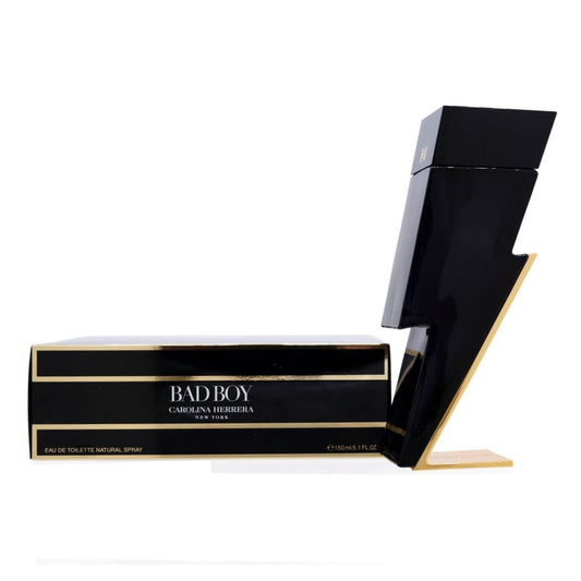 Carolina Herrera Bad Boy Eau De Toilette Spray For Men 5.1 oz / 150 ml