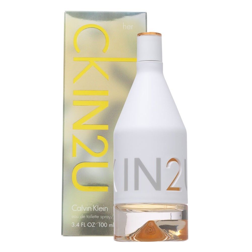 CK In 2U For Her By Calvin Klein 3.4 oz / 100 ML Eau De Toilette New Sealed