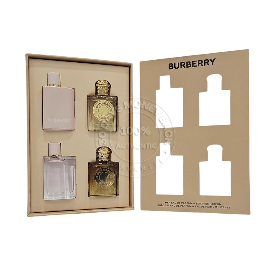 Burberry Coffret 4 Piece Mini Splash Women's Gift Set (NEW)