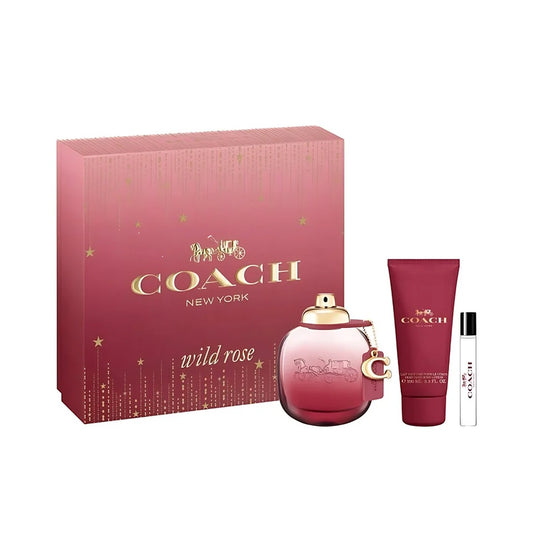 Coach Wild Rose Eau de Parfum 3Pcs Gift Set