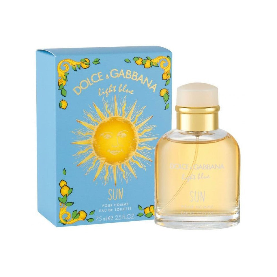 Dolce & Gabbana Light Blue Sun EDT 4.2 oz Men Spray  (NOT SEALED)