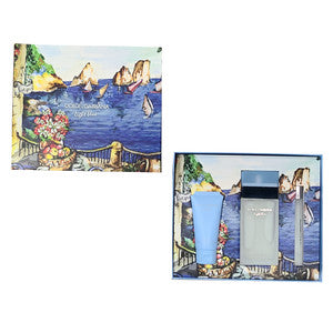 Dolce & Gabbana Light Blue Eau De Toilette 3 PCS Gift Set for Women
