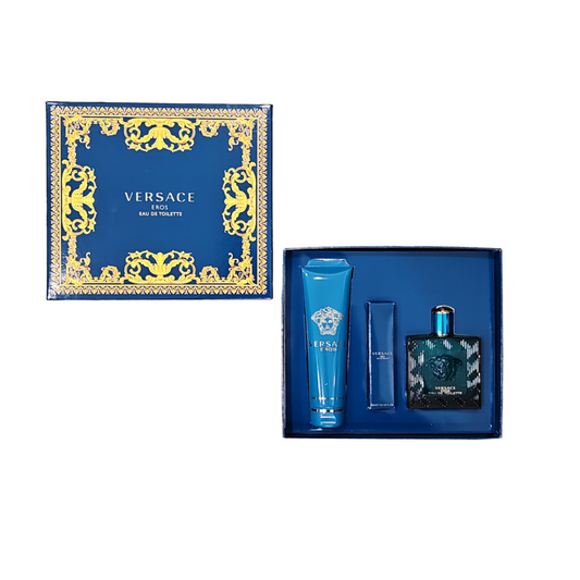 Versace Eros Eau de Toilette 3PCS Gift Set