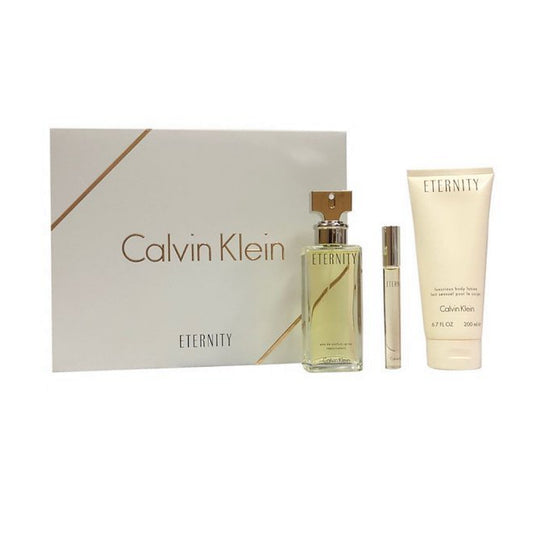 Calvin Klein Eternity Eau de Parfum 3PCS Gift Set For Women