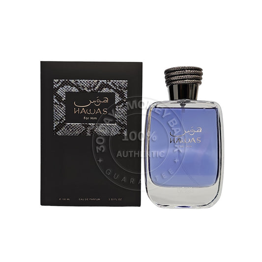 Rasasi Hawas For Him Eau De Parfum 3.3 oz / 100 ml Spray For Men