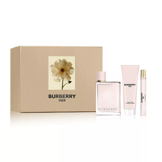 Burberry Her Collection Eau de Parfum 3 PCS Gift Set NEW