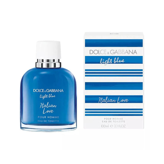 Dolce & Gabbana Light Blue Italian Love 3.3 oz / 100 ml EDT Spray For Men