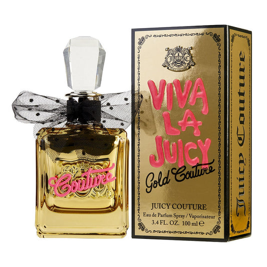 Juicy Couture Viva La Juicy Gold Couture Eau de Parfum 3.4 oz / 100 ml For Women (Not Sealed)