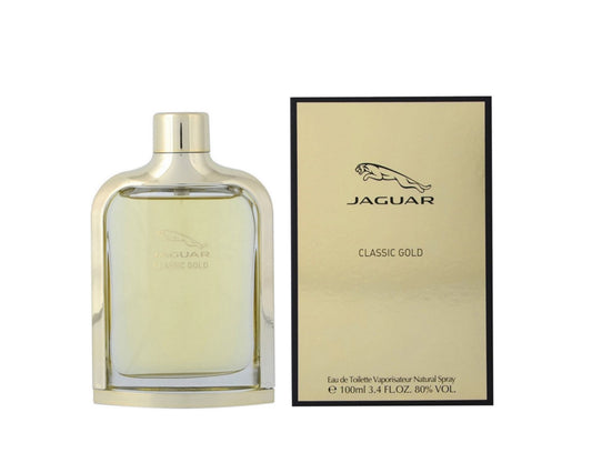 Jaguar Classic Gold Eau de Toilette 3.4 oz / 100 ml Spray For Men