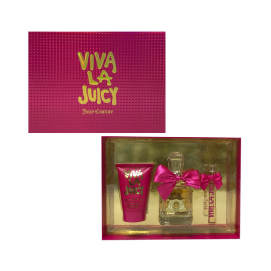 Juicy Couture Viva La Juicy Eau De Parfum 3PCS Gift Set For Women