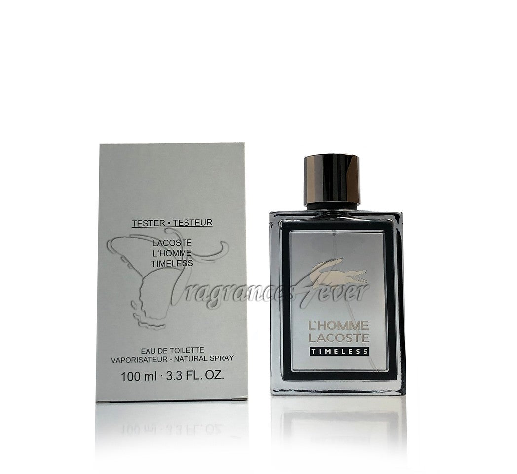 L'Homme Timeless by Lacoste EDT (Tester) 3.3 oz / 100 ml Spray For Men