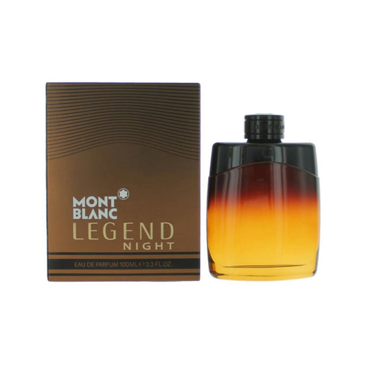 Men Eau De Parfum Spray 3.3 Oz By Mont Blanc Legend Night