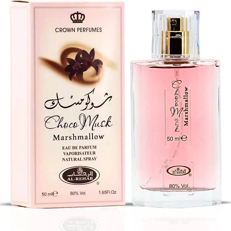 Al - Rehab Choco Musk Marshmallow Eau De Parfum 1.65 oz / 50 ml Spray