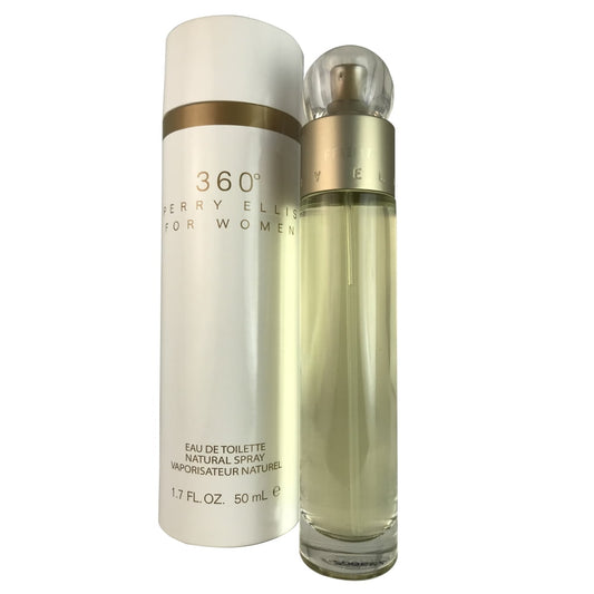 PERRY ELLIS 360 For Women Eau de Toilette Spray 1.7 oz / 50 ml New In Box