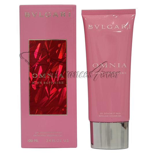 Bvlgari Omnia Pink Sapphire 3.4 oz / 100 ml Bath and Shower Gel