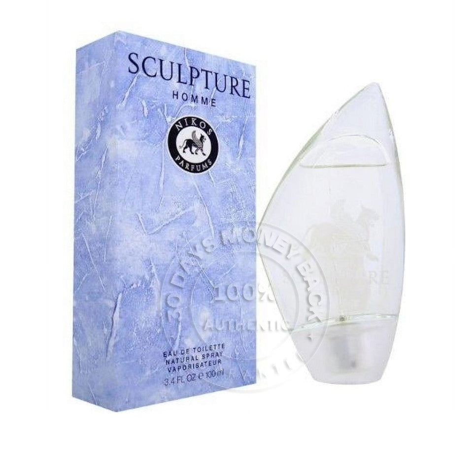 Sculpture Eau De Toilette 3.4 Oz Nikos Men's Cologne