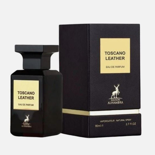 Toscano Leather by Maison Alhambra 2.7 oz /80 ml EDP Spray For Unisex