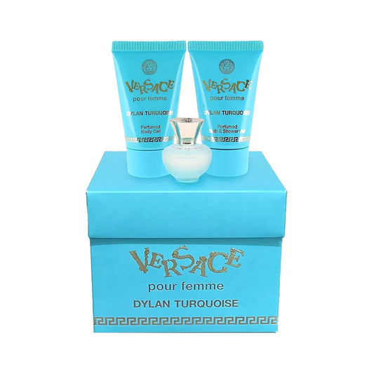 Versace Dylan Turquoise 3Pcs Miniature Splash Gift Set For Women
