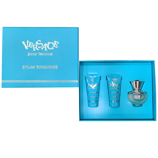 Versace Dylan Turquoise Pour Femme 3PCS Eau de Toilette Gift Set
