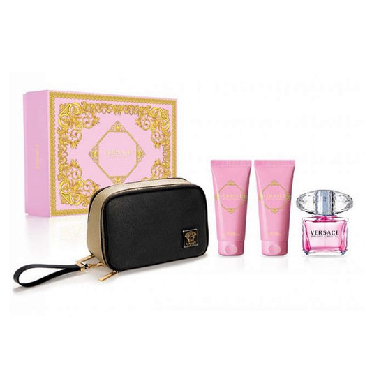 Versace Bright Crystal 4PCS Eau de Toilette Gift Set For Women