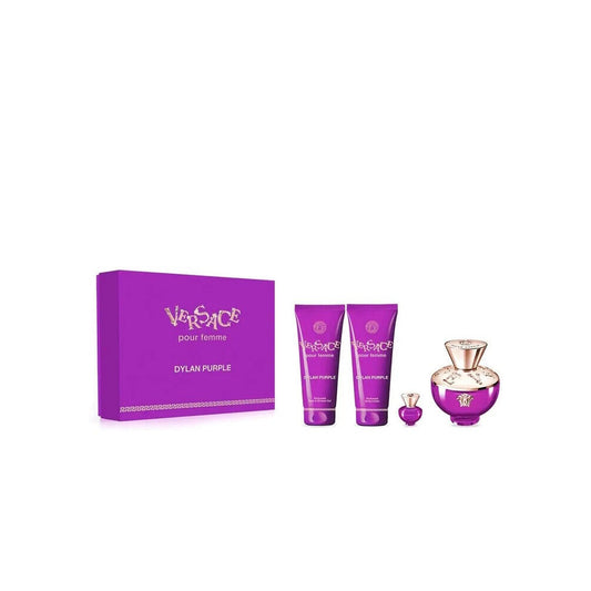 Versace Dylan Purple Eau De Parfum 4 Pc Women's Gift Set