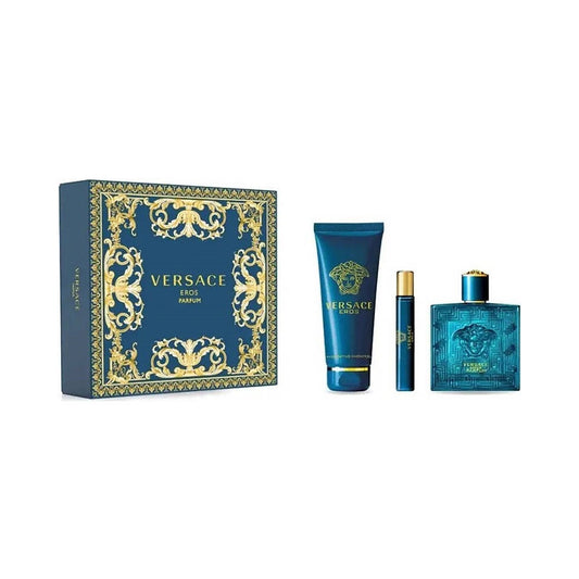 Versace Eros 3 Pc Eau De Parfum Gift Set For Men