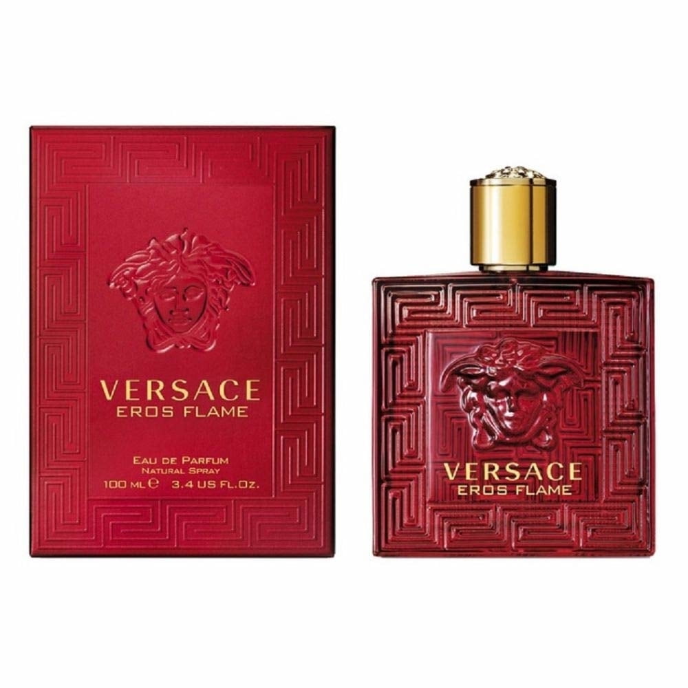 Versace Eros Flame Eau De Parfum 3.4 oz Spray For Men (Not Sealed)