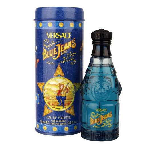 Versace Blue Jeans 2.5 oz / 75 ml Eau De Toilette Spray For Men