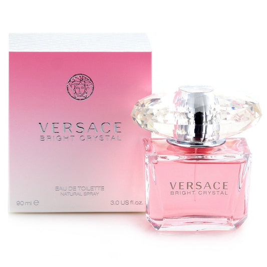 Versace Bright Crystal EDT 3.0 oz / 90 ml Spray For Women (Not Sealed)