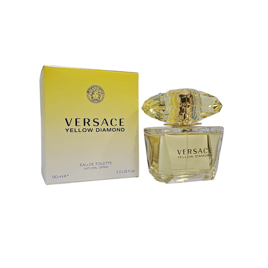 Versace Yellow Diamond 3.0 oz / 90 ml Eau De Toilette For Women (Not Sealed)