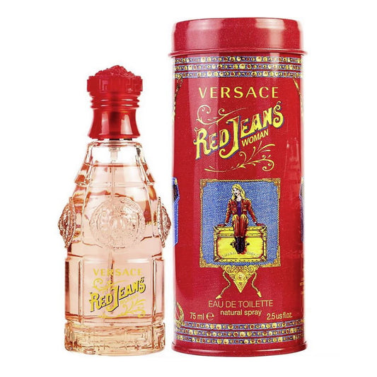 Versace Red Jeans For Women Eau De Toilette 2.5 oz / 75 ml Spray