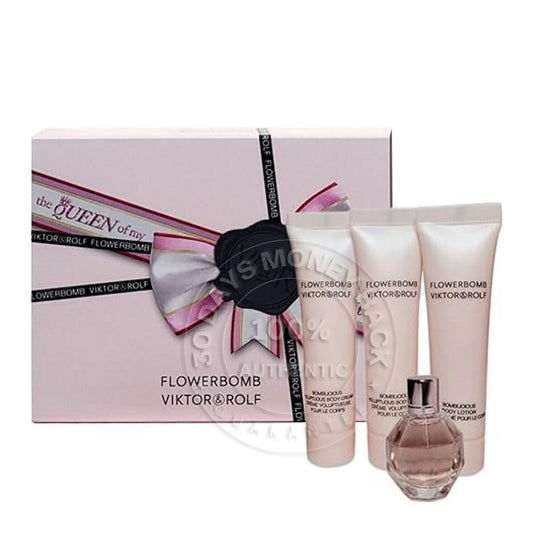 Viktor & Rolf Flowerbomb 4 Pcs Mini Set Eau De Parfum For Women