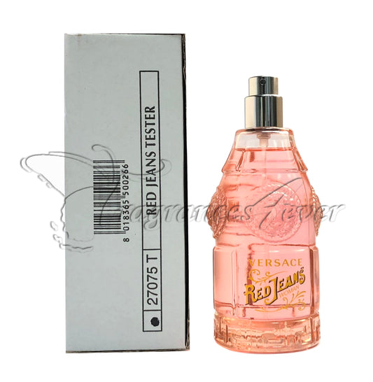Versace Red Jeans Eau De Toilette 2.5 oz / 75 ml For Women Tstr W/O Cap