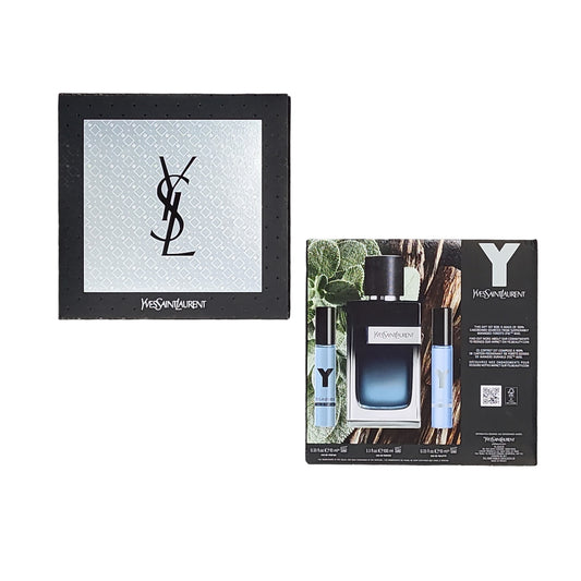 Yves Saint Laurent Y 3PCS Gift Set for Men 3.3 Edp & 0.33 Edp / Edt Spray