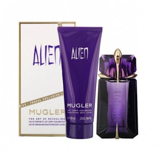ALIEN by Thierry Mugler EDP 2PC Gift Set (EDP 60ml Spray / BL 100ml) Women