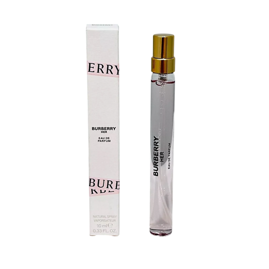 Burberry Her Eau De Parfum 0.33 oz / 10 ml Travel Spray