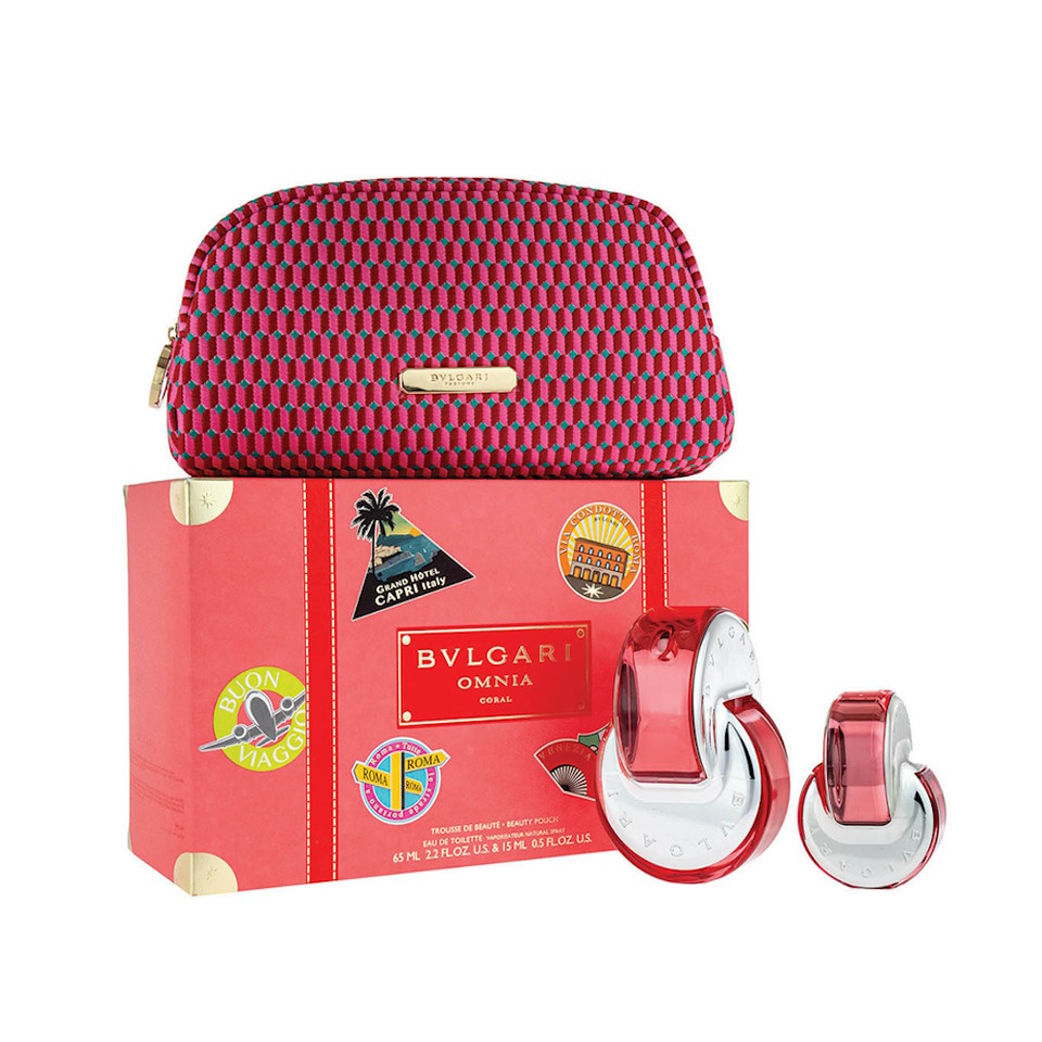 Bvlgari Omnia Coral Eau De Toilette  3Piece Gift Set For Women