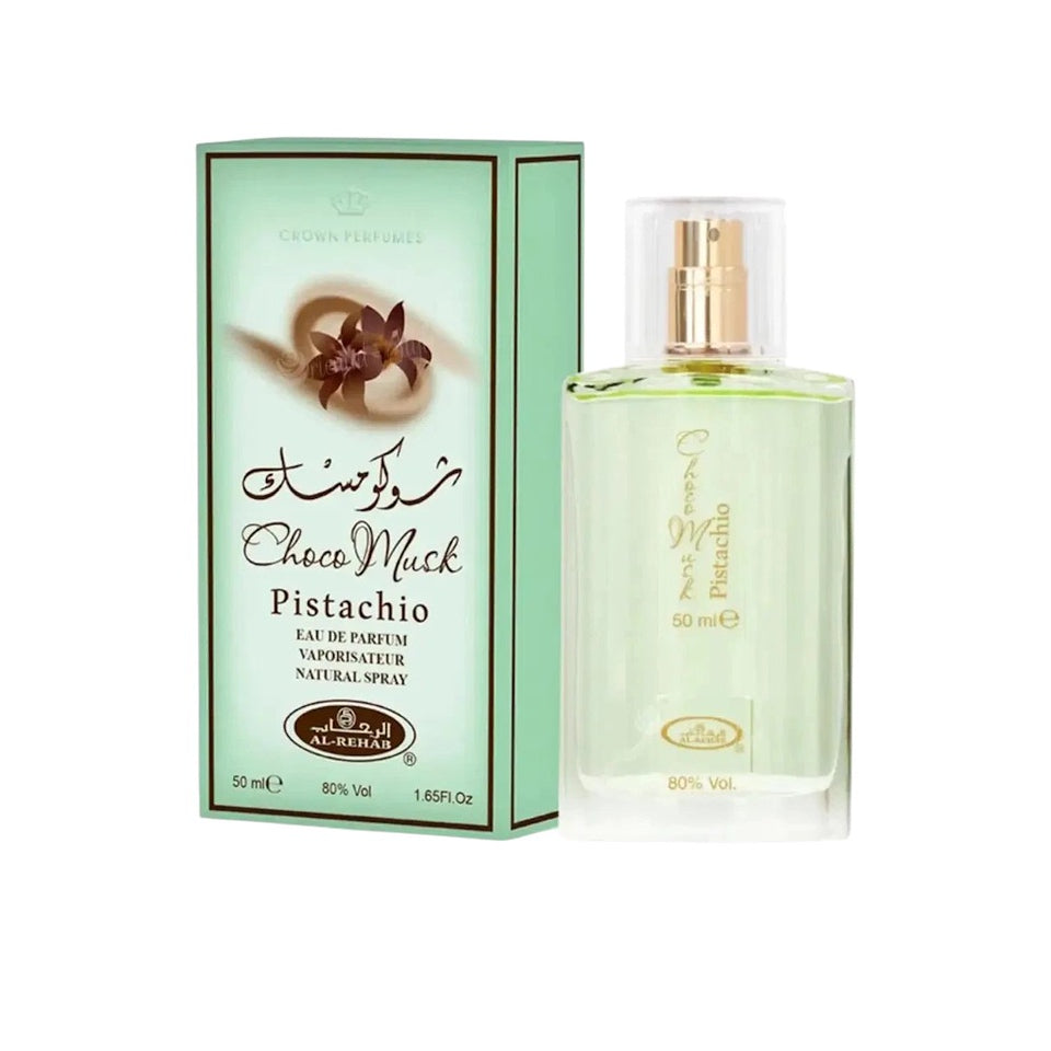 Al-Rehab Choco Musk Pistachio Eau De Parfum 1.65 oz / 50 ml Spray