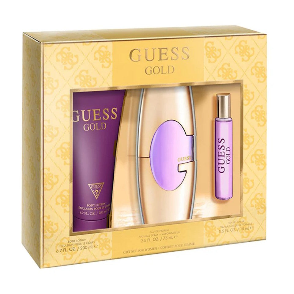 Guess Gold Gift Set 3Pc EDP for Women