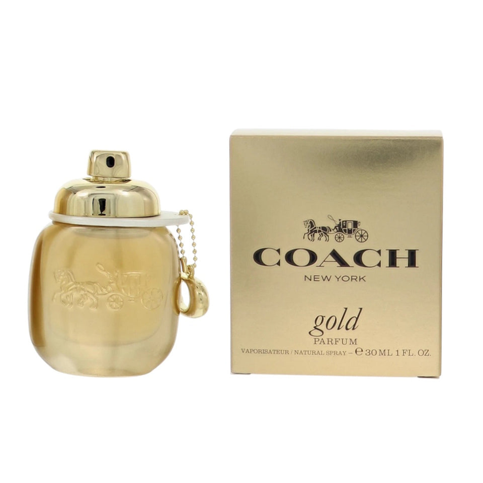 Coach New York GOLD Parfum 1 oz / 30 ml Spray for Women