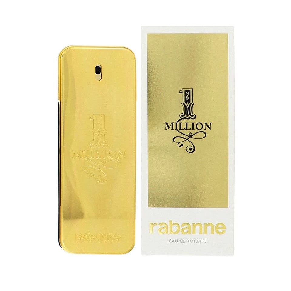 Paco Rabanne 1 Million Eau De Toilette 3.4 oz / 100 ml For Men - Not Sealed