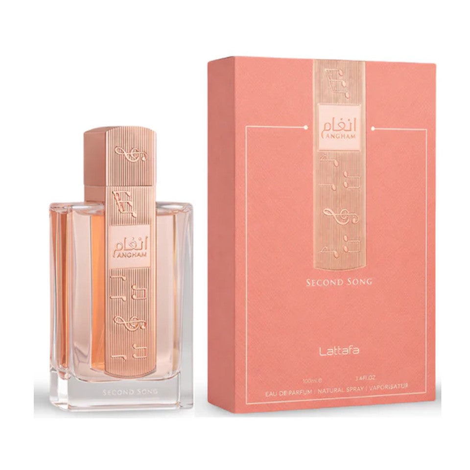 Lattafa Angham SECOND SONG 3.4 oz / 100 ml Eau De Parfum Spray for Unisex