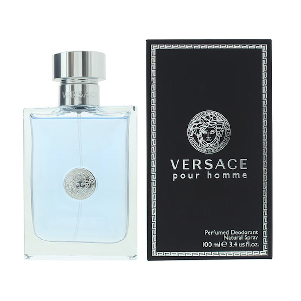 Versace Pour Homme Perfumed 3.4 oz / 100 ml DEODORANT Spray for Men *Sealed*